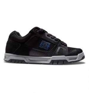 Tenis DC Shoes Stag Hombre Negros Grises Azules | CEJWKL-106