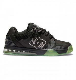 Tenis DC Shoes Versatile KB Hombre Negros Negros Verdes | OZIDRS-961