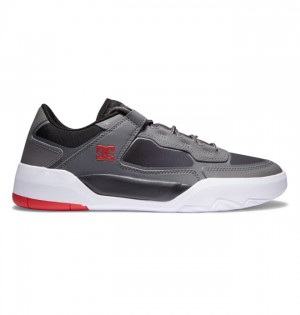 Tenis Skate DC Shoes Metric Hombre Grises Negros Rojos | GZDXKC-658